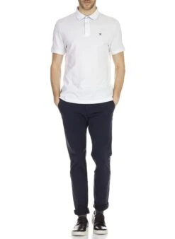 Marc O'Polo Chino Slim En Coton Stretch | Bleu 34 Marc O'Polo Chino Slim En Coton Stretch | Bleu -Sandro Geschaft 1277321