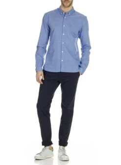 Marc O'Polo Chino Slim En Coton Stretch | Bleu 40 Marc O'Polo Chino Slim En Coton Stretch | Bleu -Sandro Geschaft 1277339