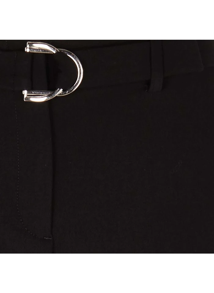 Maje PALMA - Pantalon Droit 7/8 ème Ceinturé | Noir 5 Maje PALMA - Pantalon Droit 7/8 ème Ceinturé | Noir – Bild 3