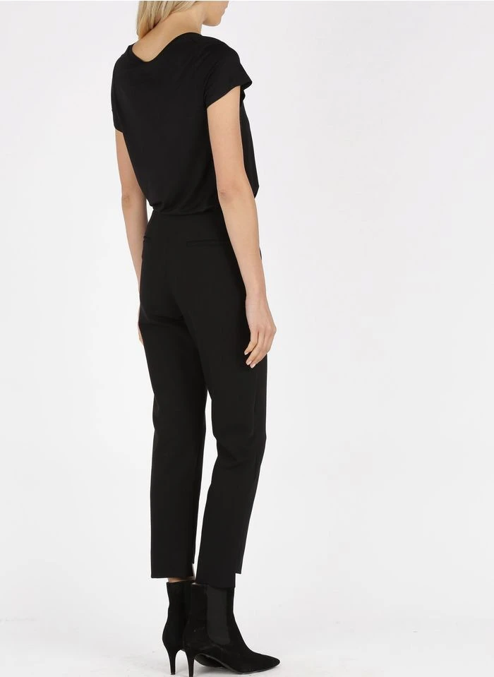 Maje PALMA - Pantalon Droit 7/8 ème Ceinturé | Noir 9 Maje PALMA - Pantalon Droit 7/8 ème Ceinturé | Noir – Bild 7