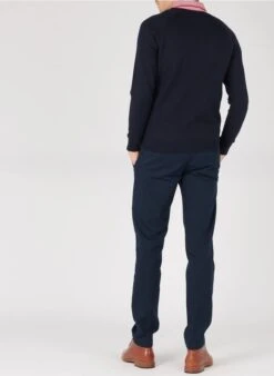 Marc O'Polo Chino Slim-fit En Coton Mélangé | Bleu 31 Marc O'Polo Chino Slim-fit En Coton Mélangé | Bleu -Sandro Geschaft 2385207
