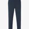 Samsoe Samsoe SMITHY - Pantalon Fluide Sport Taille élastiquée | Bleu -Sandro Geschaft 2849210