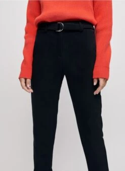 Maje PALMA - Pantalon Droit 7/8 ème Ceinturé | Noir 29 Maje PALMA - Pantalon Droit 7/8 ème Ceinturé | Noir -Sandro Geschaft 3096910