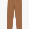 Sandro JERSEY - Pantalon Droit | Marron -Sandro Geschaft 3120305