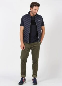 Armani Exchange Doudoune Sans Manches Regular-fit Matelassée | Bleu -Sandro Geschaft 3197641