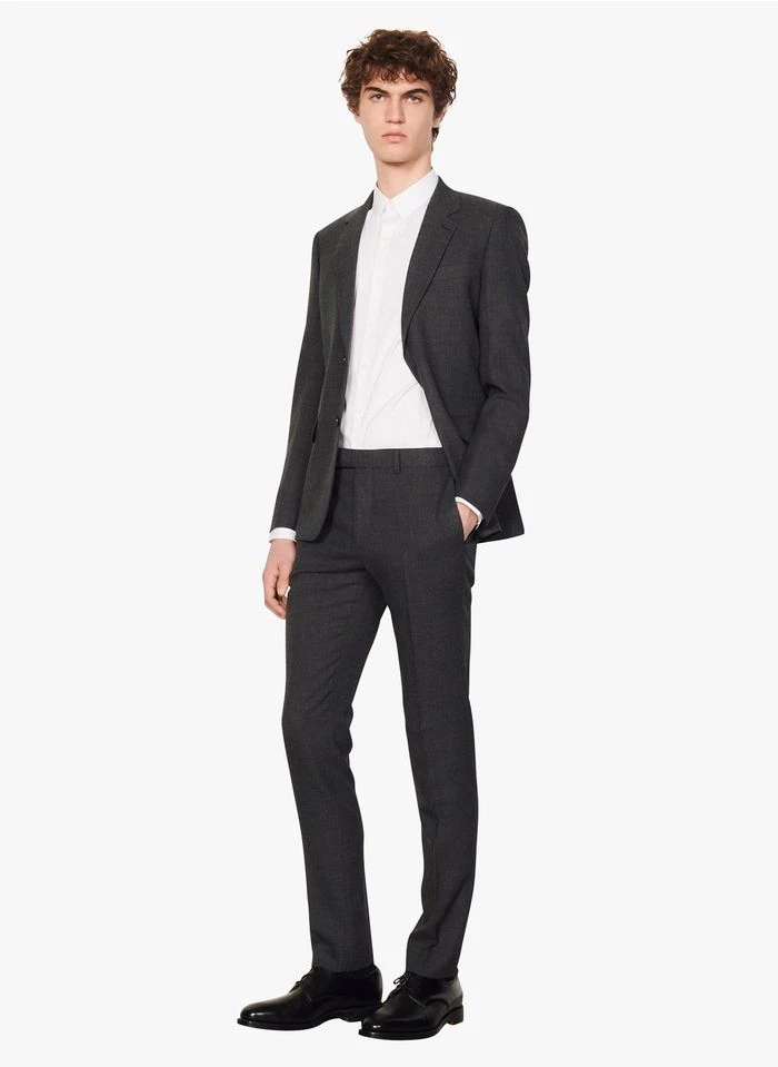 Sandro BERKELEY - Pantalon De Costume En Laine | Gris 5 Sandro BERKELEY - Pantalon De Costume En Laine | Gris – Bild 3