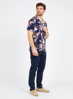 Schott Chino Regular-fit En Coton Stretch | Bleu -Sandro Geschaft 3592387