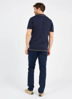 Schott Chino Regular-fit En Coton Stretch | Bleu -Sandro Geschaft 3592390