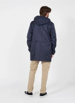 Schott CLYDE - Manteau Imperméable à Capuche | Bleu -Sandro Geschaft 3613106