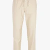 Selected Pantalon En Coton Bio Mélangé | Beige -Sandro Geschaft 3629817