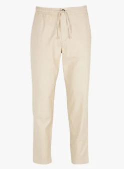 Selected Pantalon En Coton Bio Mélangé | Beige