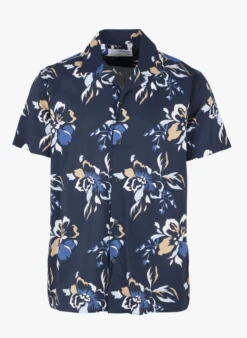 Selected Chemise Légère à Motif Floral | Bleu