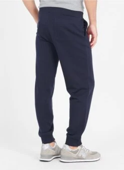 Gant ORIGINAL SWEAT PANTS - Jogging Droit Brodé En Coton Mélangé | Bleu -Sandro Geschaft 3675273