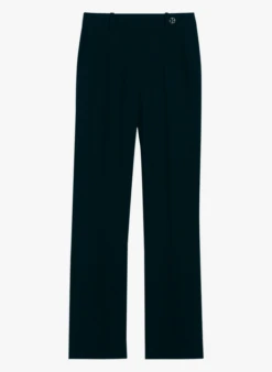 CLAUDIE PIERLOT PIXIA - Pantalon Flare Style Chino | Bleu