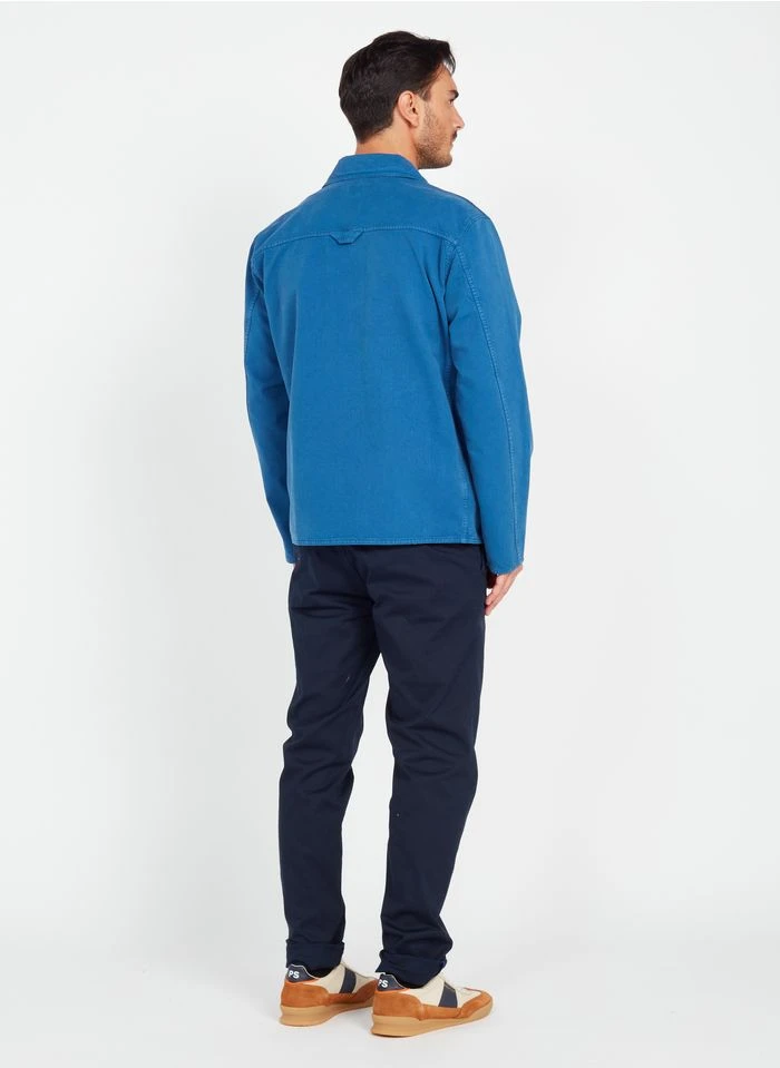 Scotch And Soda Pantalon Droit En Coton Biologique Mélangé | Bleu 9 Scotch And Soda Pantalon Droit En Coton Biologique Mélangé | Bleu – Bild 7