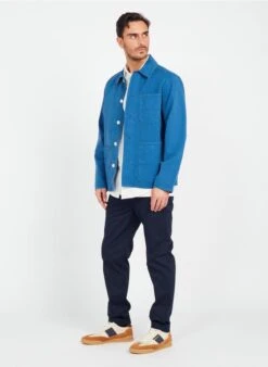 Scotch And Soda Pantalon Droit En Coton Biologique Mélangé | Bleu 16 Scotch And Soda Pantalon Droit En Coton Biologique Mélangé | Bleu -Sandro Geschaft 3716491