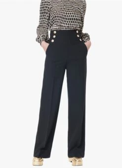 Tara Jarmon PILAR - Pantalon Large De Tailleur | Noir