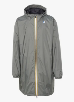 K-Way LE VRAI 3.0 EIFFEL WARM - Coupe Vent Col Montant à Capuche | Kaki