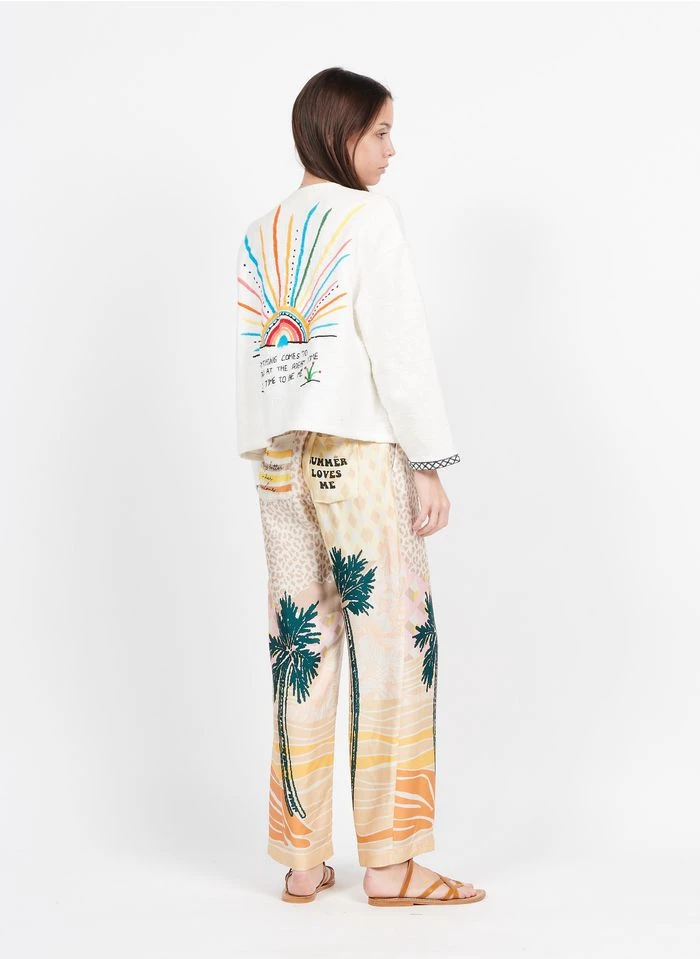 AVERY - Pantalon Fluide à Imprimé | Multicolore 12 AVERY - Pantalon Fluide à Imprimé | Multicolore – Bild 10