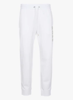 Boss Jogging En Sérigraphie En Coton | Blanc