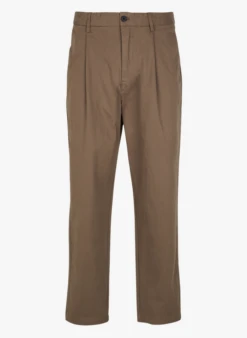 Minimum PLEAT 2.0 - Pantalon Droit Regular-fit En Coton Mélangé | Marron