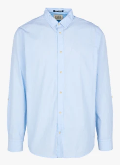 Scotch And Soda Chemise Col Classique Regular-fit En Coton Bio | Bleu
