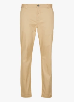 Scotch And Soda Pantalon Droit En Coton Biologique Mélangé | Beige