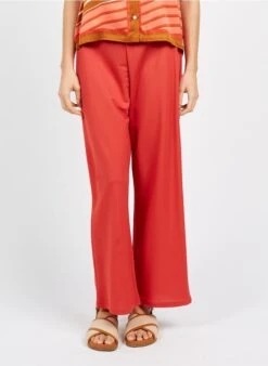 Pantalon Large élastique | Orange