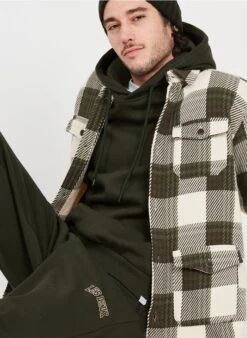 Les Deux Surchemise à Carreaux En Sergé De Coton | Vert 11 Les Deux Surchemise à Carreaux En Sergé De Coton | Vert -Sandro Geschaft 3974532