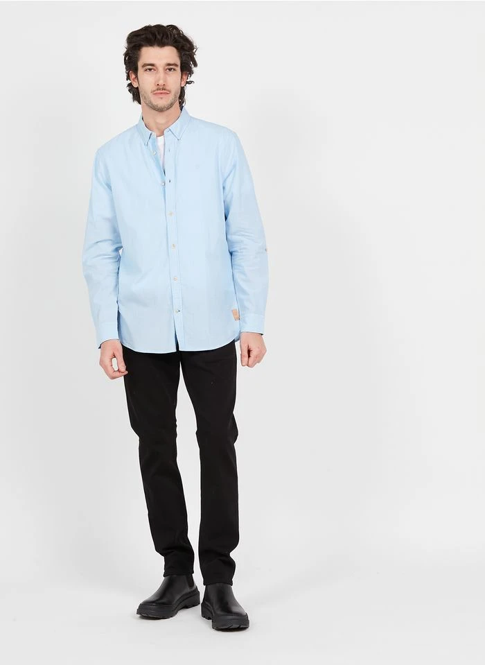 Scotch And Soda Chemise Col Classique Regular-fit En Coton Bio | Bleu 6 Scotch And Soda Chemise Col Classique Regular-fit En Coton Bio | Bleu – Bild 4