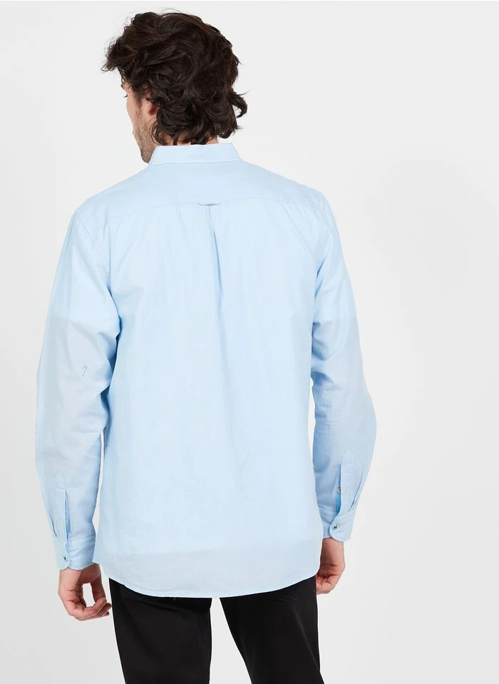 Scotch And Soda Chemise Col Classique Regular-fit En Coton Bio | Bleu 5 Scotch And Soda Chemise Col Classique Regular-fit En Coton Bio | Bleu – Bild 3