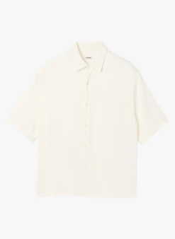 Sandro PLEATED MC - Chemise Col Classique Droite | Blanc