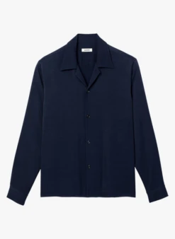 Sandro REQUIN - Chemise Fluide Col Requin | Bleu