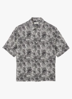 Sandro SEA URCHIN - Chemise Manches Courtes | Noir