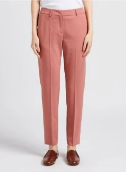 PAUL SMITH Pantalon à Pinces 7/8ème En Laine | Rose
