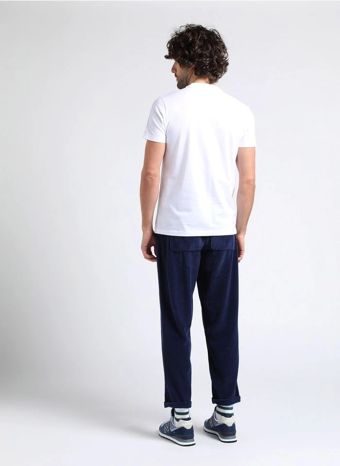 American Vintage PADOW - Pantalon Côtelé En Coton | Bleu 13 American Vintage PADOW - Pantalon Côtelé En Coton | Bleu – Bild 11