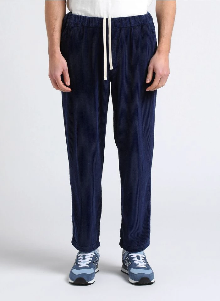 American Vintage PADOW - Pantalon Côtelé En Coton | Bleu 4 American Vintage PADOW - Pantalon Côtelé En Coton | Bleu – Bild 2