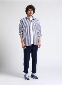 American Vintage PADOW - Pantalon Côtelé En Coton | Bleu 39 American Vintage PADOW - Pantalon Côtelé En Coton | Bleu -Sandro Geschaft 4016752 1