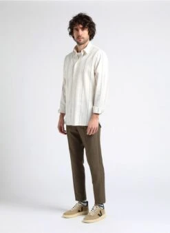 Samsoe Samsoe SMITHY - Pantalon Slim | Gris 36 Samsoe Samsoe SMITHY - Pantalon Slim | Gris -Sandro Geschaft 4016803