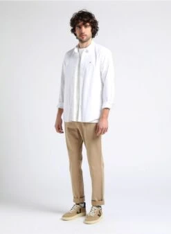 Calvin Klein Chino Slim En Coton Mélangé | Beige -Sandro Geschaft 4016817 1