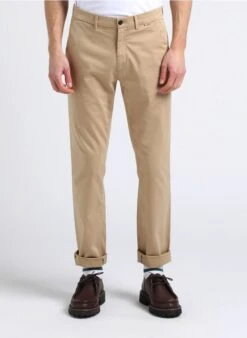 Calvin Klein Chino Slim En Coton Mélangé | Beige -Sandro Geschaft 4016911