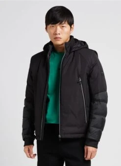 Boss Parka Col Montant à Capuche | Noir -Sandro Geschaft 4017339