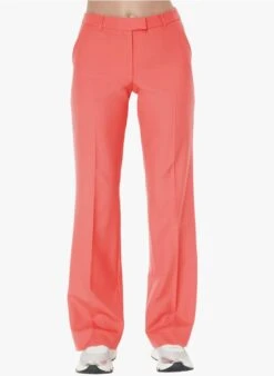 Tara Jarmon PATTI - Pantalon Large En Laine Mélangée | Rose