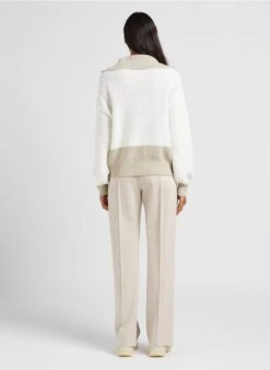 Max Mara Leisure GHIRBA - Pantalon Droit Fluide | Beige -Sandro Geschaft 4034883