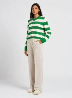 Max Mara Leisure GHIRBA - Pantalon Droit Fluide | Beige -Sandro Geschaft 4034890