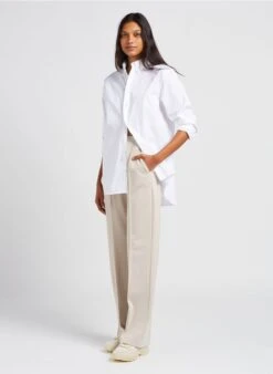 Max Mara Leisure GHIRBA - Pantalon Droit Fluide | Beige -Sandro Geschaft 4034899