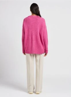 Max Mara Leisure GHIRBA - Pantalon Droit Fluide | Beige -Sandro Geschaft 4035235