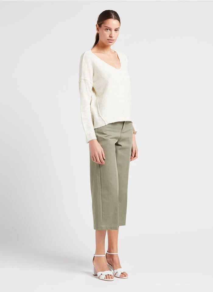 IMAGINATIVE - Pantalon Droit 7/8ème En Coton | 4 IMAGINATIVE - Pantalon Droit 7/8ème En Coton | – Bild 2