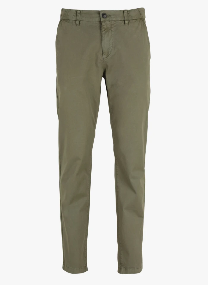 Marc O'Polo Pantalon Chino En Coton | Kaki 3 Marc O'Polo Pantalon Chino En Coton | Kaki
