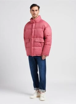 American Vintage KOLBAY - Doudoune Col Montant | Rose -Sandro Geschaft 4053450